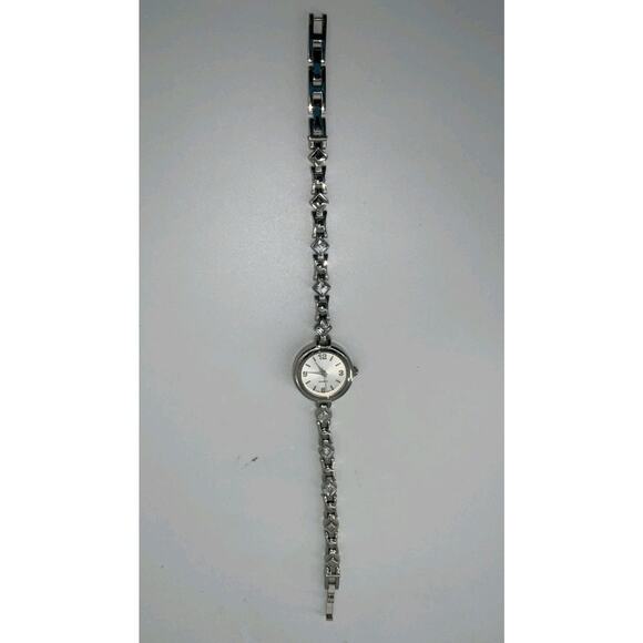 F301424 1/P WOMEN'S QUARTZ ST STEEL SILVER COLOR WRIST WATCH - Picture 1 of 5